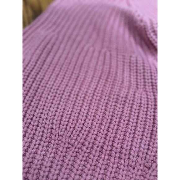 STAUD Pink Aura ribbed wool-blend sweater sz Medium - Picture 11 of 13